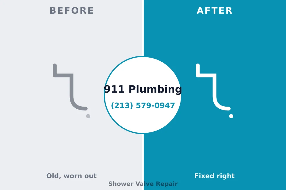 Before and after: plumbing company Florida Ridge, FL